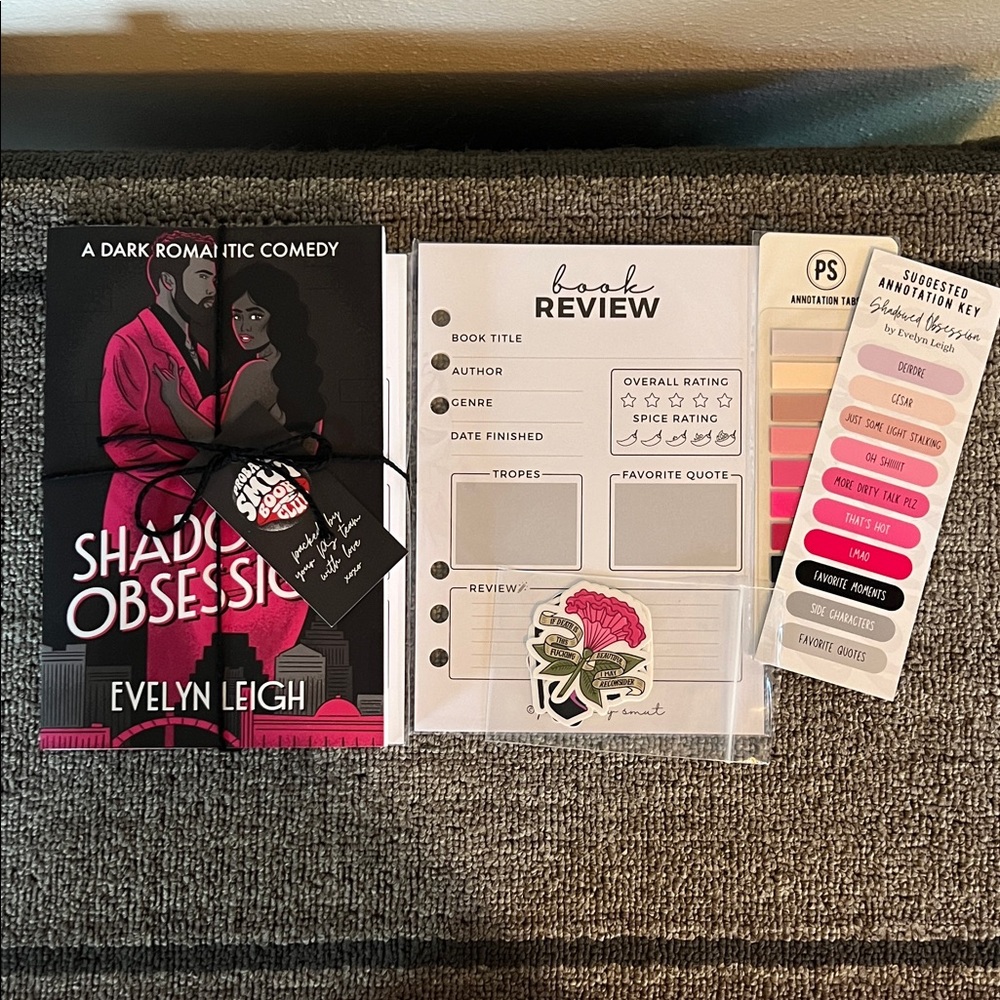 Probably Smut Special Edition Subscription Box Shadowed Obsession Evelyn Leigh